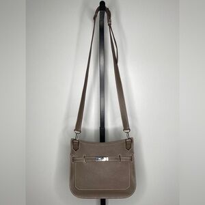 Hermès Ètoupe Clemence Leather Jypsière 28 Crossbody bag - Women